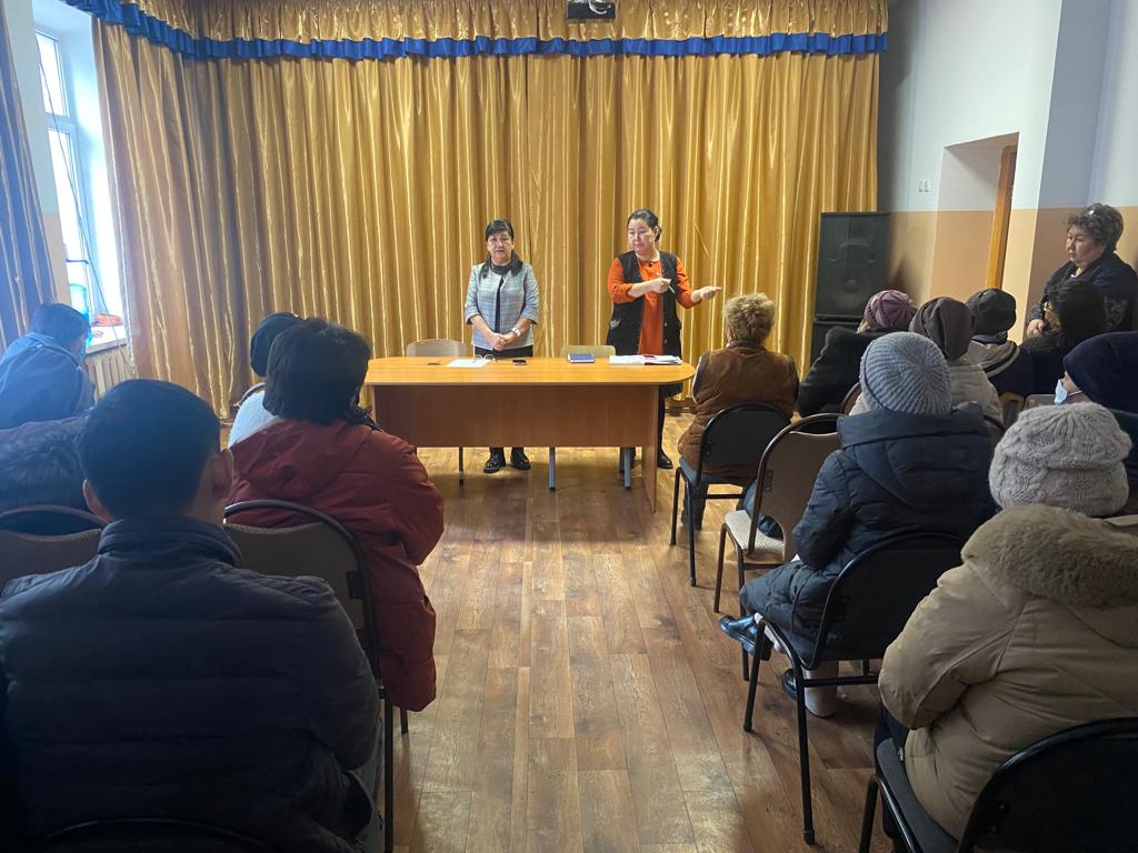 Педагогикалық ұжыммен кездесу. Встреча с педагогическим коллективом