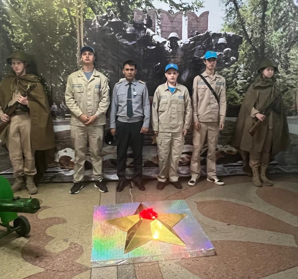 Жеңістің 80 жылдығына арналған әскери - патриоттық іс-шараға қатысу / Участие в военно-патриотическом мероприятии, посвящённом 80-летию Победы