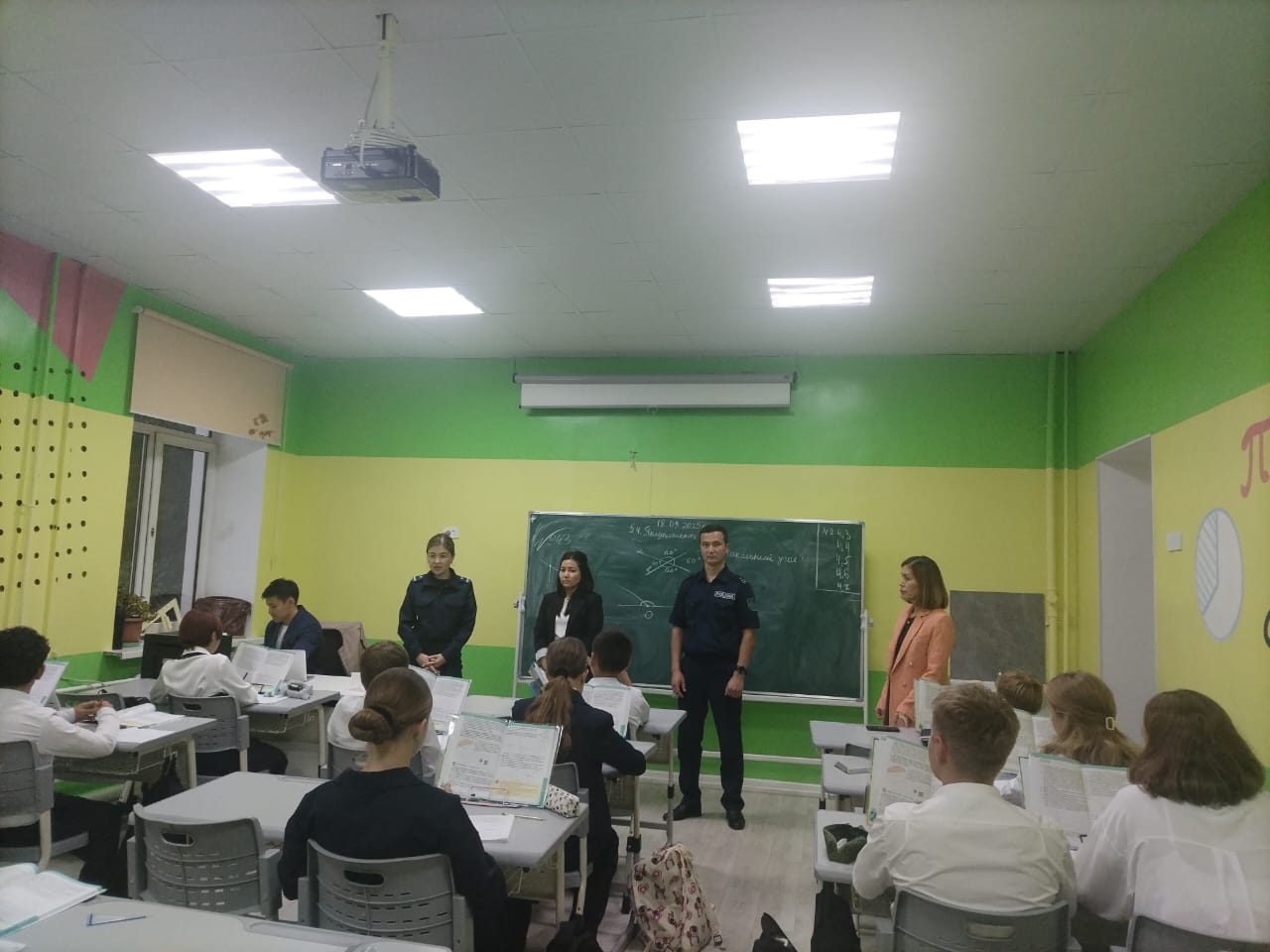 Оқушылармен профилактикалық әңгімелесу. Профилактическая беседа с учащимися