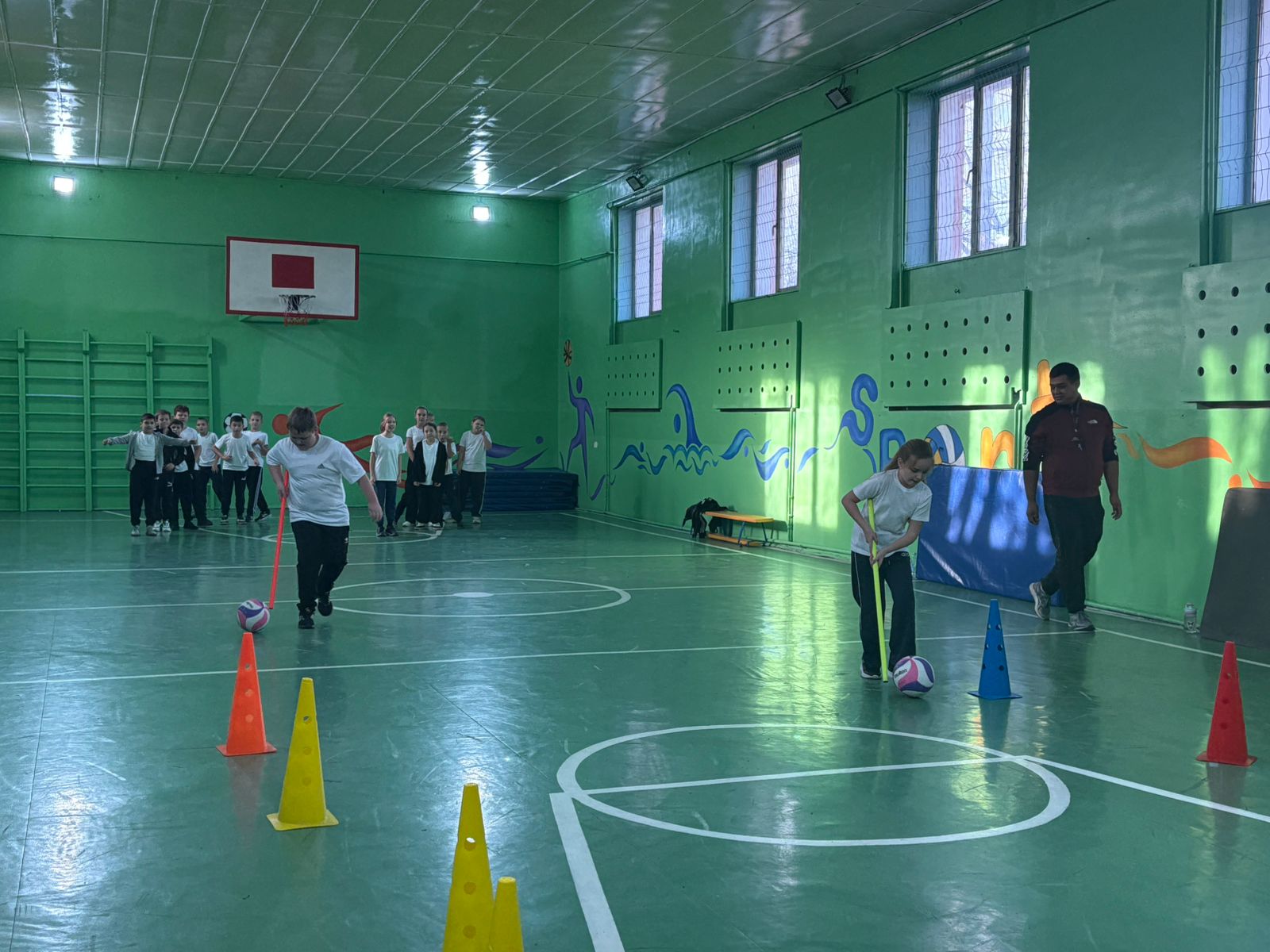 Спортивная эстафета “Здоровье-большое богатство”/"Денсаулық-үлкен байлық" спорттық эстафетасы.