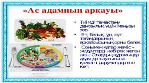 Ас-адамның арқауы!/Еда-это основа жизни человека!